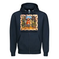 Navy restore the wolf defenders of wildlife Zipper Hoodie - linhVisuals