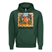 Sports Green restore the wolf defenders of wildlife Zipper Hoodie - linhVisuals