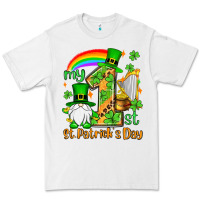 White St. Patrick's My 1st St. Patrick's Day Premium Tee - OliviaCreatesArt