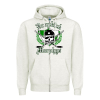Oatmeal Heather dropkick murphy's best of punk Zipper Hoodie - linhVisuals
