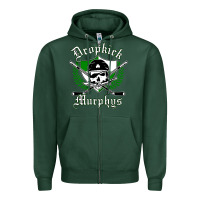 Sports Green dropkick murphy's best of punk Zipper Hoodie - linhVisuals