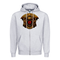 Heather Grey dropkick murphy's best of punk Zipper Hoodie - linhVisuals
