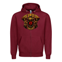 Burgundy dropkick murphy's best of punk Zipper Hoodie - linhVisuals