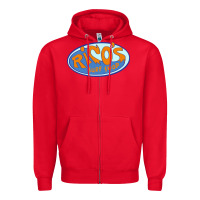 Red richo surf shop Zipper Hoodie - linhVisuals