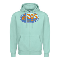 Seafoam richo surf shop Zipper Hoodie - linhVisuals