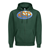 Sports Green richo surf shop Zipper Hoodie - linhVisuals