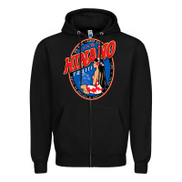 Black hinano tahiti Zipper Hoodie - linhVisuals