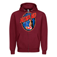 Burgundy hinano tahiti Zipper Hoodie - linhVisuals