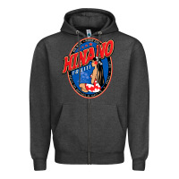 Charcoal Heather hinano tahiti Zipper Hoodie - linhVisuals
