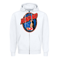 White hinano tahiti Zipper Hoodie - linhVisuals
