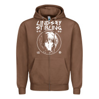 Chestnut lindsey stirling white Zipper Hoodie - linhVisuals