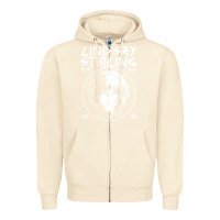 Sandshell lindsey stirling white Zipper Hoodie - linhVisuals