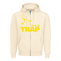 Sandshell it's a trap Zipper Hoodie - linhVisuals