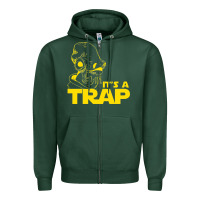 Sports Green it's a trap Zipper Hoodie - linhVisuals