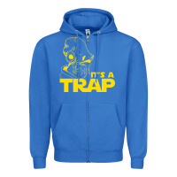 True Royal it's a trap Zipper Hoodie - linhVisuals