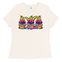 Bone Pride cupcake Ladies Tee - FaDigitalArtStudio