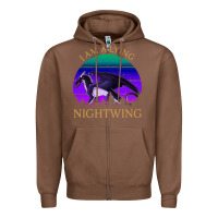 Chestnut wings of fire i am a lying nightwing vintage Zipper Hoodie - linhVisuals