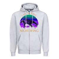 Heather Grey wings of fire i am a lying nightwing vintage Zipper Hoodie - linhVisuals