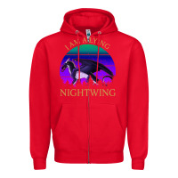 Red wings of fire i am a lying nightwing vintage Zipper Hoodie - linhVisuals