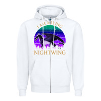White wings of fire i am a lying nightwing vintage Zipper Hoodie - linhVisuals