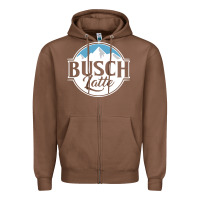 Chestnut premium busch Zipper Hoodie - linhVisuals
