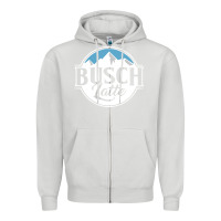 Dove Grey premium busch Zipper Hoodie - linhVisuals