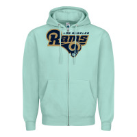 Seafoam rams Zipper Hoodie - linhVisuals