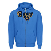 True Royal rams Zipper Hoodie - linhVisuals