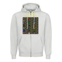 Dove Grey runescape game Zipper Hoodie - linhVisuals