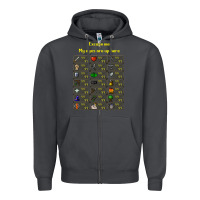 Smoke runescape game Zipper Hoodie - linhVisuals