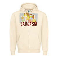 Sandshell sadgasm Zipper Hoodie - linhVisuals