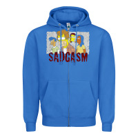 True Royal sadgasm Zipper Hoodie - linhVisuals