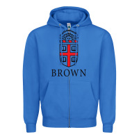 True Royal brown university Zipper Hoodie - linhVisuals