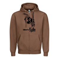 Chestnut k o r n classic Zipper Hoodie - linhVisuals