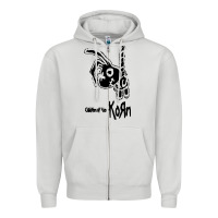 Dove Grey k o r n classic Zipper Hoodie - linhVisuals