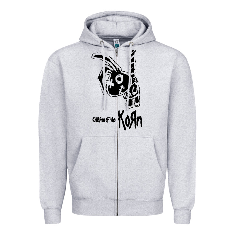 K O R N Classic Zipper Hoodie by linhVisuals | Teevron