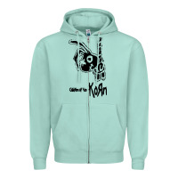 Seafoam k o r n classic Zipper Hoodie - linhVisuals