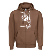 Chestnut k o r n classic Zipper Hoodie - linhVisuals