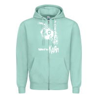 Seafoam k o r n classic Zipper Hoodie - linhVisuals