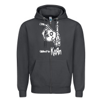 Smoke k o r n classic Zipper Hoodie - linhVisuals