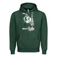 Sports Green k o r n classic Zipper Hoodie - linhVisuals