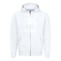 White k o r n classic Zipper Hoodie - linhVisuals