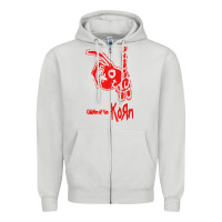 Dove Grey k o r n classic Zipper Hoodie - linhVisuals