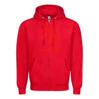 Red k o r n classic Zipper Hoodie - linhVisuals
