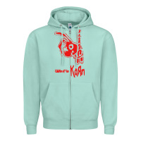 Seafoam k o r n classic Zipper Hoodie - linhVisuals