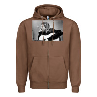 Chestnut kurt smoking Zipper Hoodie - linhVisuals