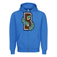 True Royal brown university Zipper Hoodie - linhVisuals