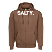 Chestnut salty Zipper Hoodie - linhVisuals