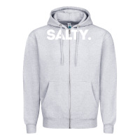 Heather Grey salty Zipper Hoodie - linhVisuals