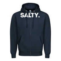 Navy salty Zipper Hoodie - linhVisuals